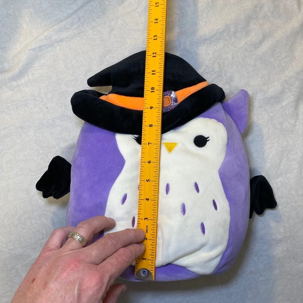 Squishmallows Holly Owl Halloween Trick Or Treat Candy Pail Plush 12